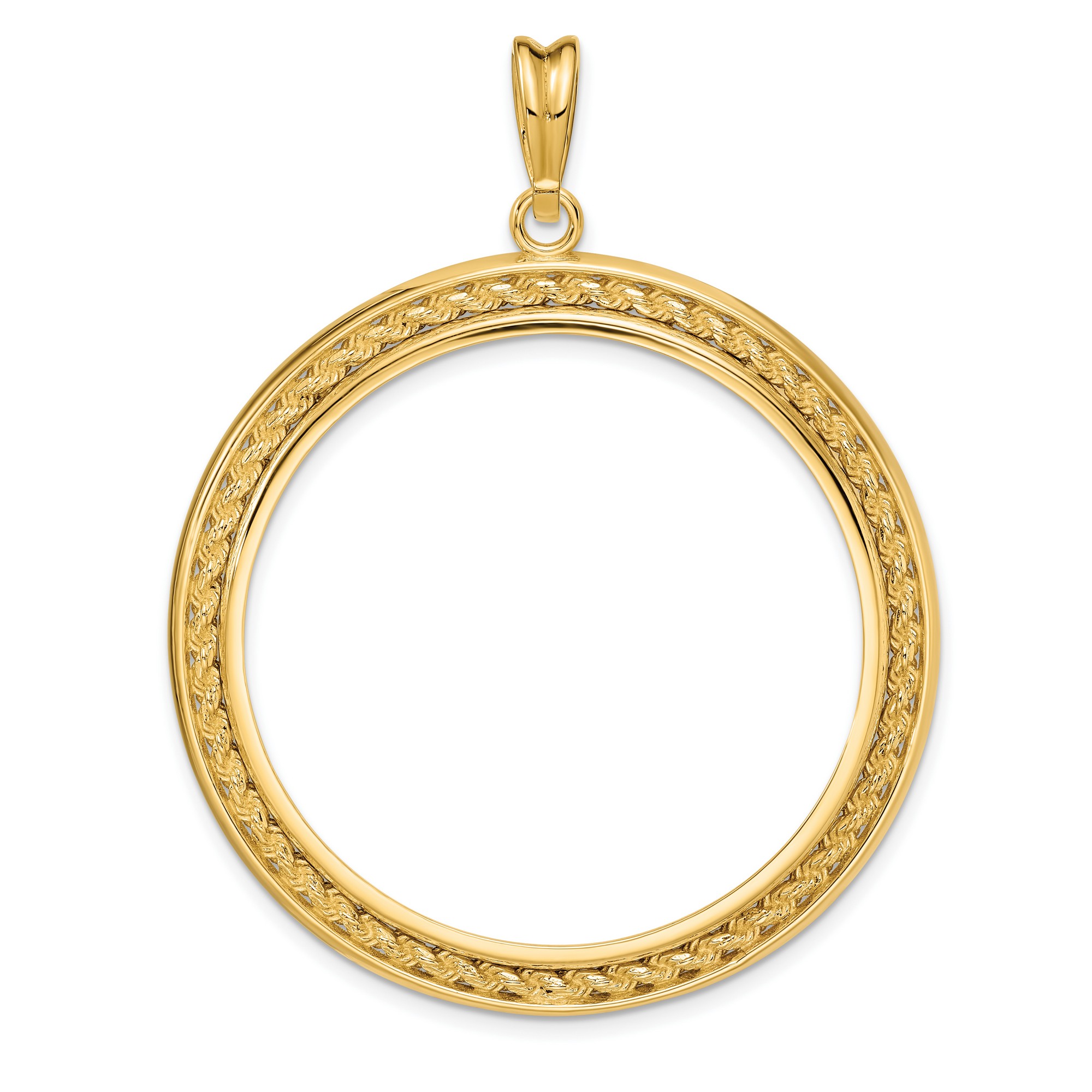 Coin Bezel Quarter Sterling Silver Coin Edge Coin Discount