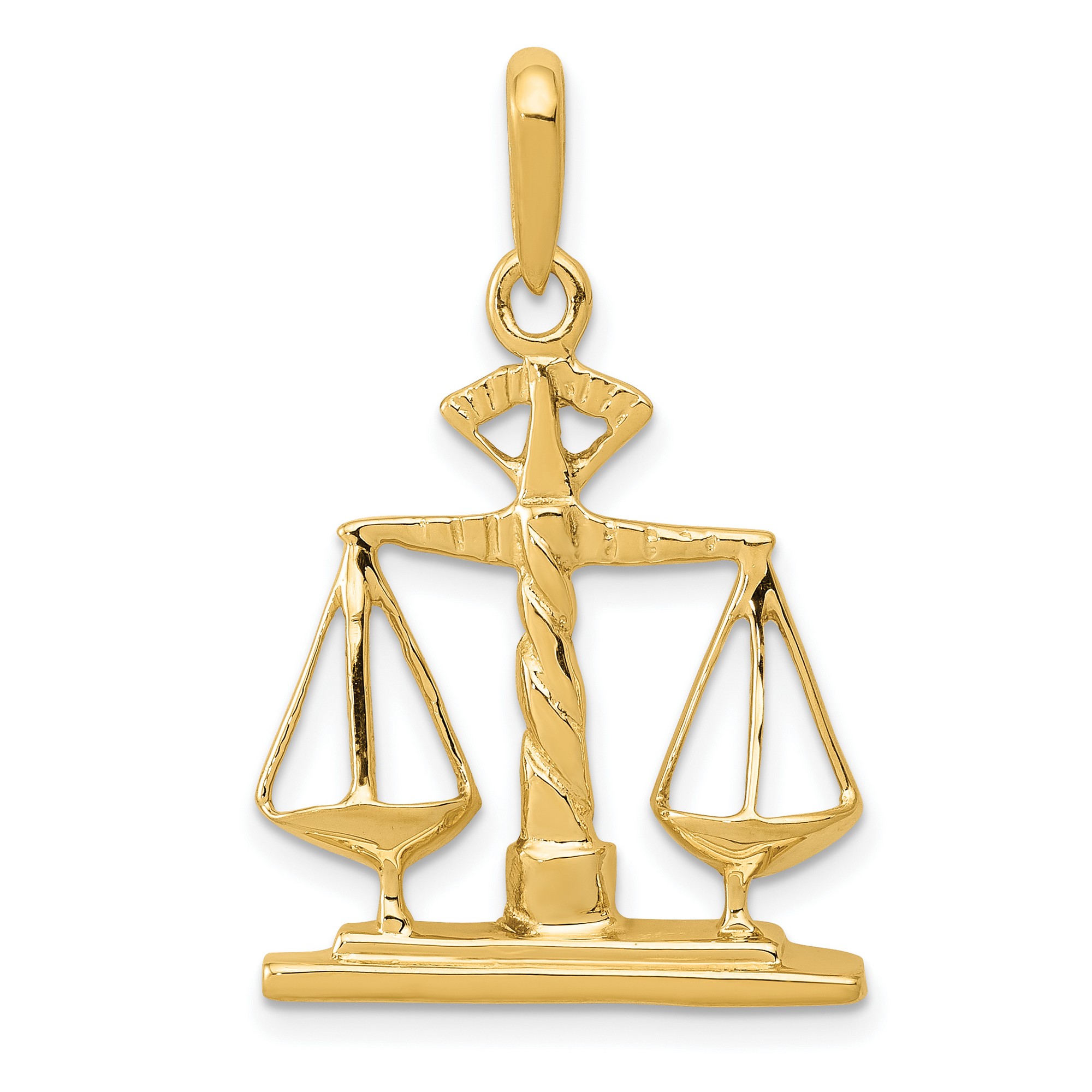Scales of justice pendant discount