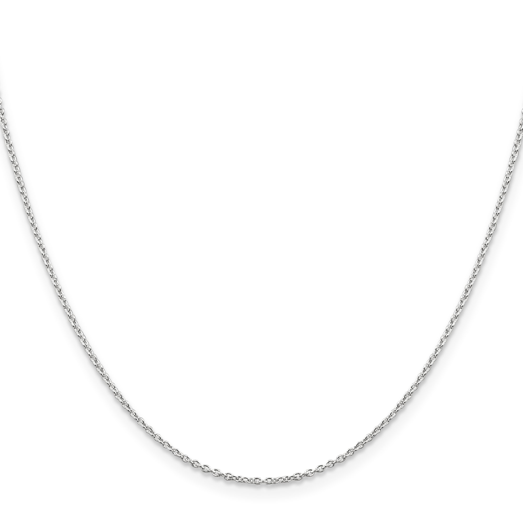 Sterling Silver Cable Chain Necklace, 1.25 mm