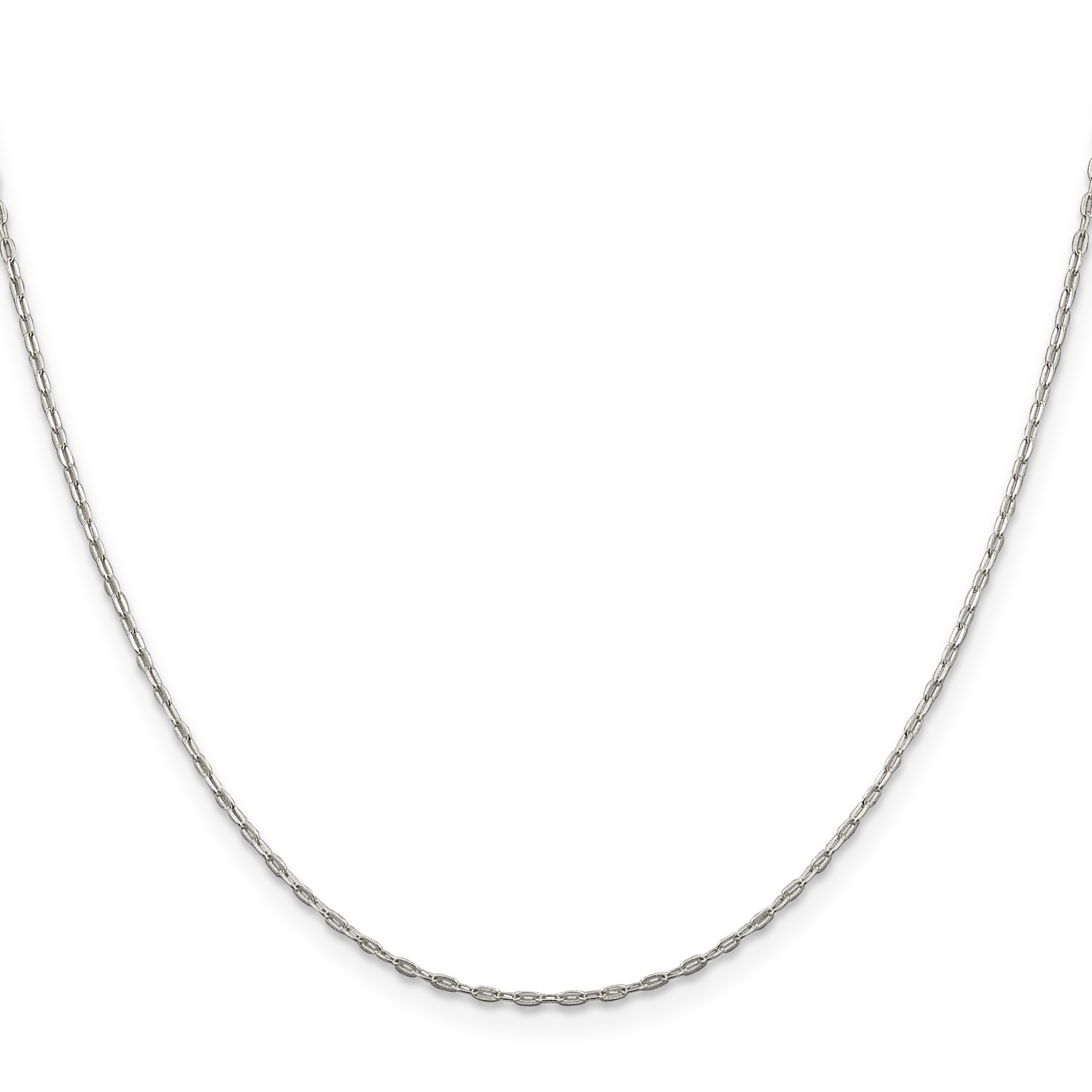 Sterling Silver Cable Chain Necklace, 1.4 mm