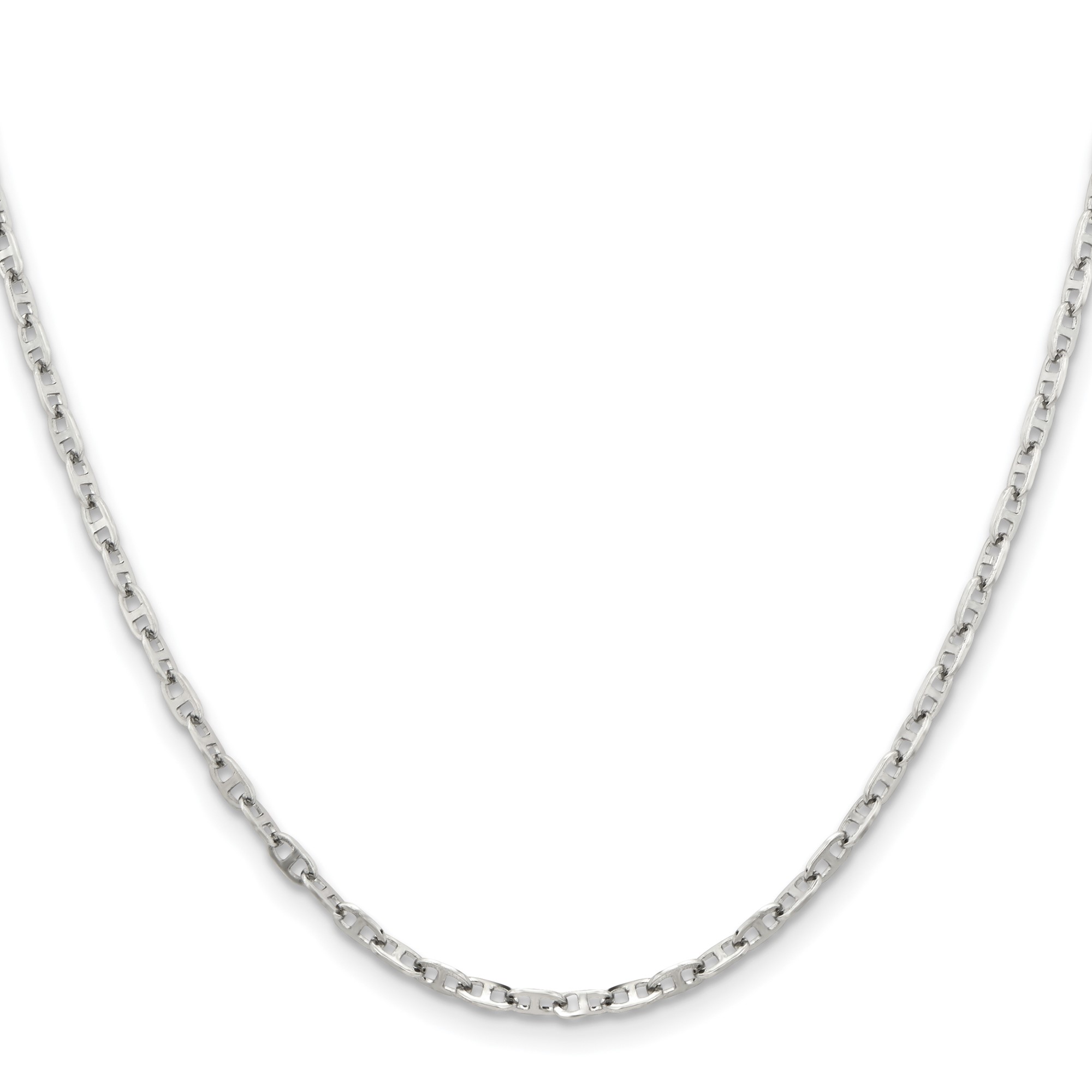Stainless Steel Anchor Chain Necklace, 2.75 mm