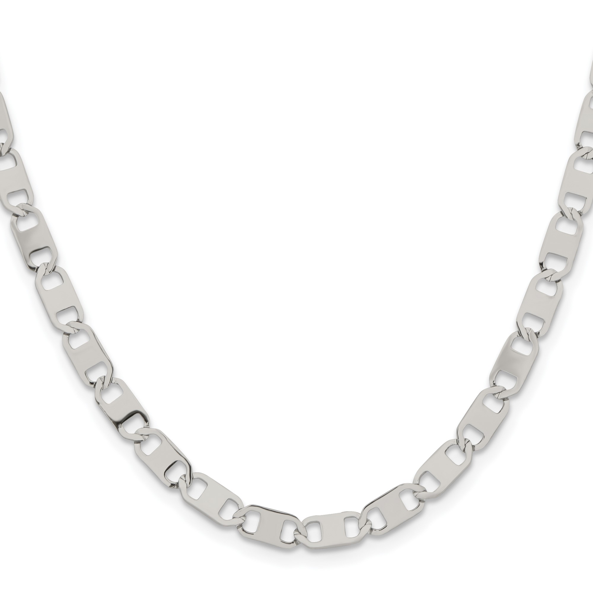 Stainless Steel Anchor Chain Necklace, 5 mm