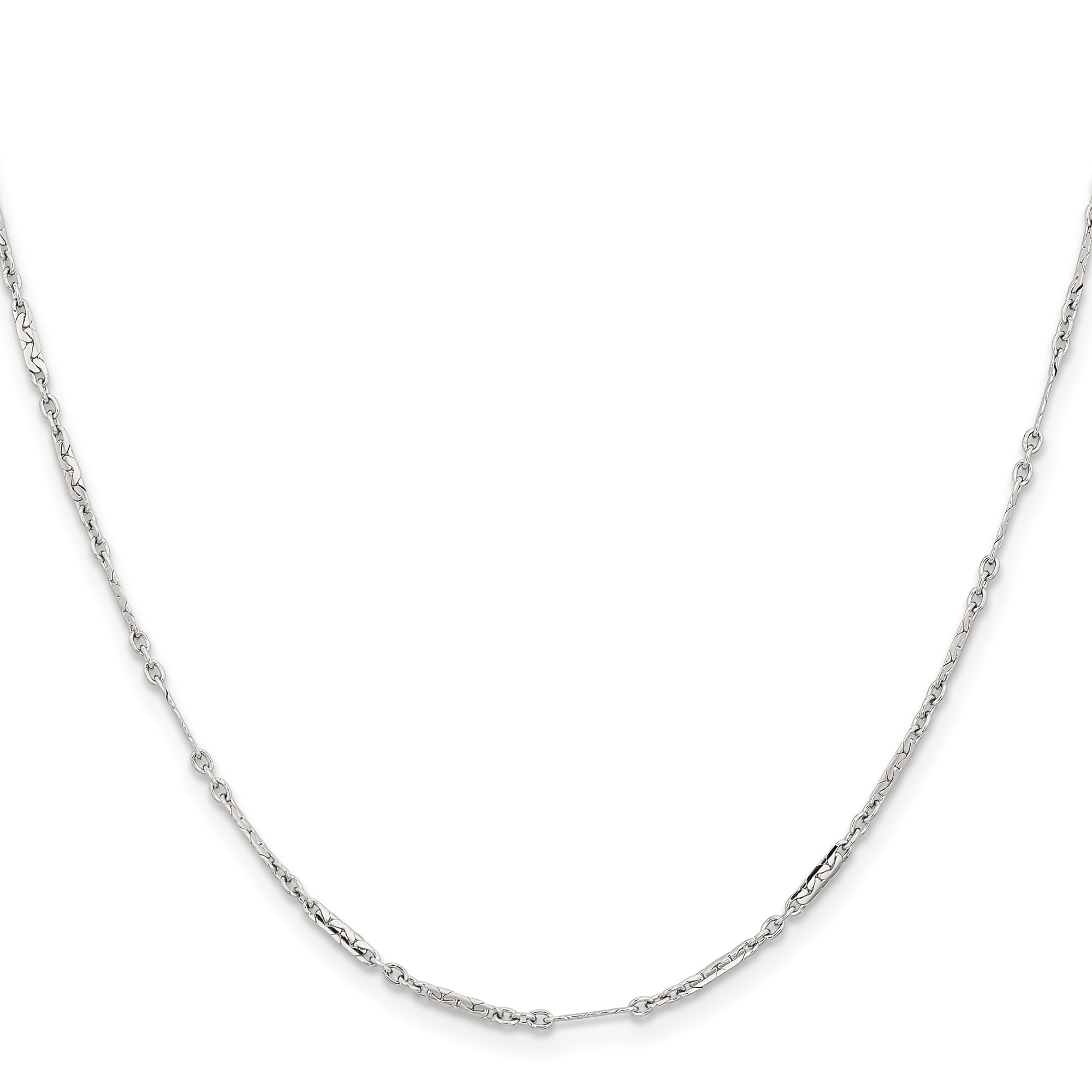 Stainless Steel Fancy Chain Necklace, 1.8 mm