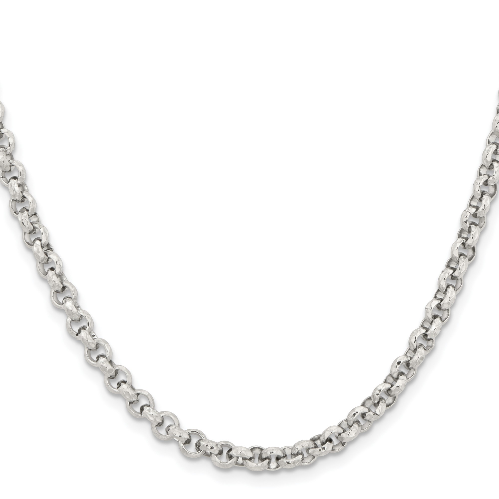Stainless Steel Rolo Chain Necklace, 5 mm