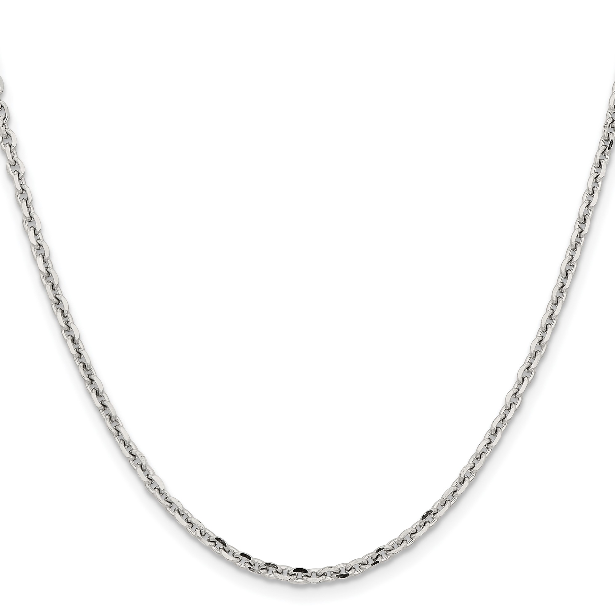 Stainless Steel Cable Chain Necklace, 2.7 mm